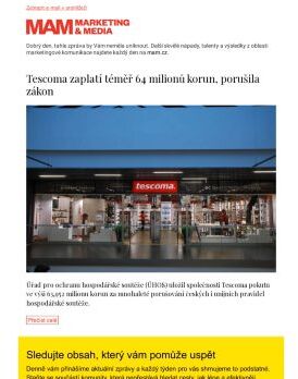 MAM aktualita - Tescoma zaplatí téměř 64 milionů korun, porušila zákon
