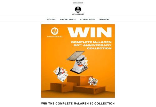 Win a Complete McLaren 60 Collection! 📚