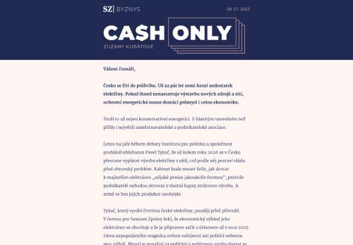 Cash Only: Byznysmeny a odboráře spojily obavy z budoucnosti.