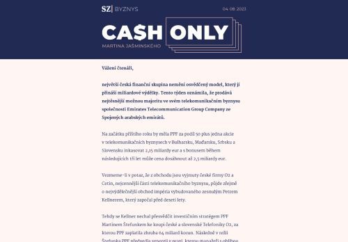 Cash Only: PPF se vyplácí osvědčený model a vydělává miliardy eur.