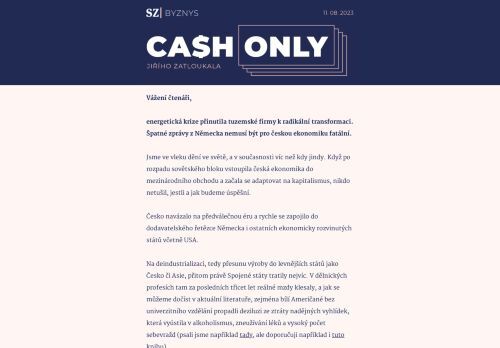 Cash Only: Pod tlakem se česká ekonomika radikálně transformuje. Řada je teď na vládě