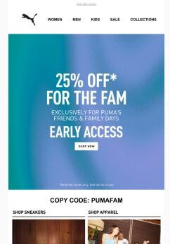 Early Access To 25% OFF Ends Soon