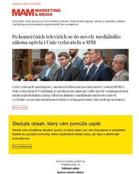 MAM aktualita - Po komerčních televizích se do novely mediálního zákona opřela i Unie vydavatelů a SPIR