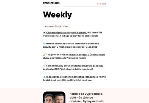 Mironet útočí na Alzu a čtyřdenní pracovní týden jako chyba