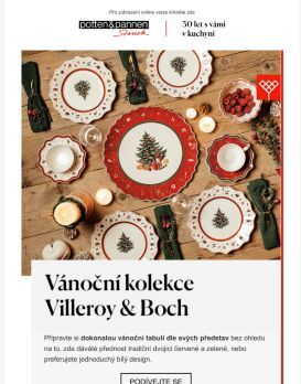Jsou tu Vánoce s Villeroy & Boch.