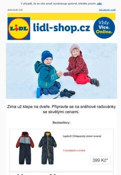 lidl-shop.cz | Připravte se na sněhové radovánky ❄