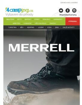 ➡ Merrell - boty, které si zamilujete