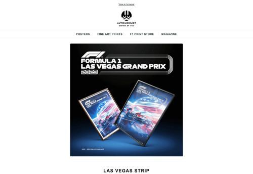 Formula 1® in Las Vegas! 🎰