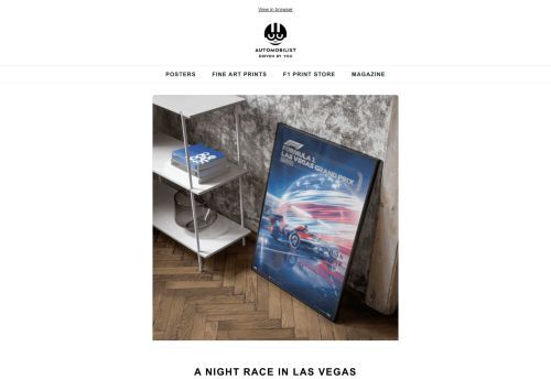Discover the Poster Collection for Las Vegas GP! 🎰