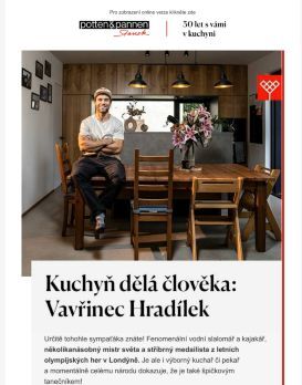 Jak tančí Vavřinec Hradílek ve své kuchyni.