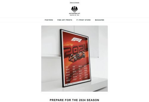 Formula 1® Calendar for the 2024 Season is Here!
 🏎️