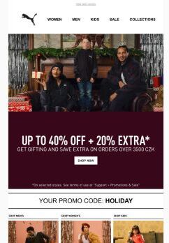 Up to 40% OFF + 20% EXTRA* In The End of Season Sale