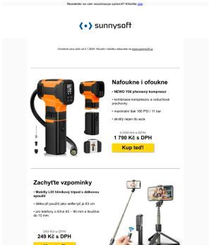 <•> Sunnysoft - Povánoční výprodej. Neváhejte, zbývá již jen pár dní!
