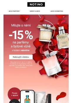 15% sleva na parfémy? To je láska na první přivonění!🌹