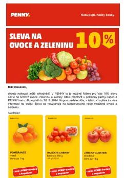 🍋 Sleva 10 % navíc na ovoce a zeleninu! 🍆