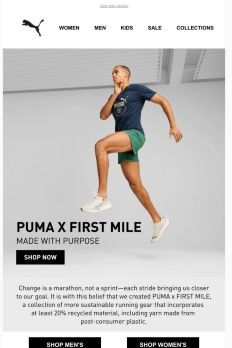 PUMA x First Mile, Where Every Run Is For Change