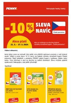 🤩 Sleva 10% navíc na výrobky označené logem Česká potravina! 😉