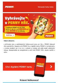 🐰Velikonoce plné překvapení: Vyhraje v PENNY HŘE a objevte sváteční slevy!