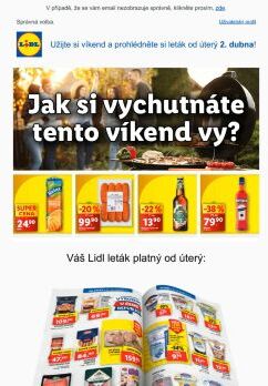 Víkendová nabídka a Váš Lidl leták na příští týden!