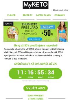 Po Velikonocích opět do formy 👙Slevy až 50% pokračují