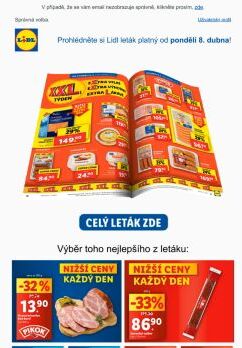 Váš Lidl leták na příští týden s XXL nabídkou!