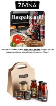 🔥Užijte si grilovačku s 5% slevou na naše top omáčky!
