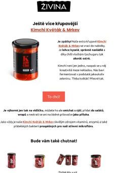🥕Kimchi Květák & Mrkev je zpět.