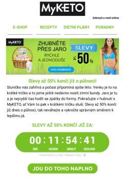 Pozor, dnes končí slevy až 50% 🤩 Poslední šance nakoupit