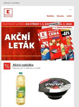 Řepkový olej 1 l za 28,50 Kč - Již od středy!