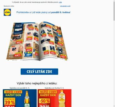 Váš Lidl leták na příští týden s italskými specialitami!
