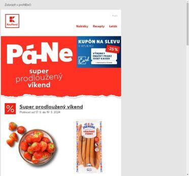 Jahody 500 g za 34,90 Kč - nabídka na víkend je tu!