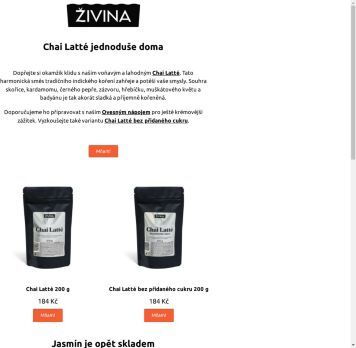 Novinka: Chai Latté od Živiny