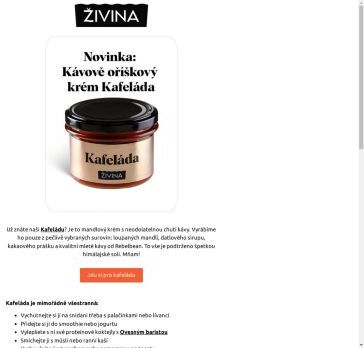 ✨Novinka: Kávově oříškový krém Kafeláda