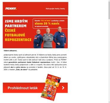 PENNY podporuje český sport: Extra slevy s heslem „Češi, do toho!“ 🇨🇿 ⚽
