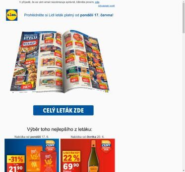 Váš Lidl leták na příští týden se specialitami v americkém stylu!
