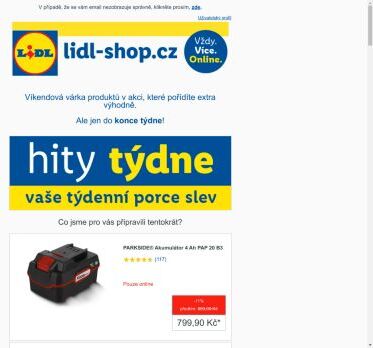 lidl-shop.cz | Víkendové hity týdne se slevou až 34 %. Pouze do konce týdne!