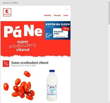 Rajčata mini Roma 500 g za 49,90 Kč - nabídka na víkend je tu!