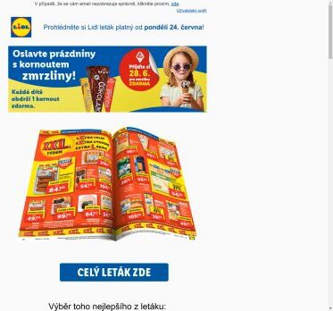 Váš Lidl leták na příští týden s XXL nabídkou!
