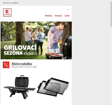 Grilovací sezóna začíná. - od 24. 6. do 30. 6. 2024