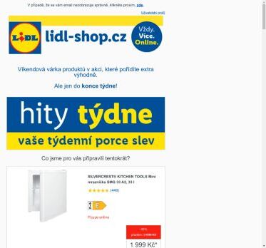 lidl-shop.cz | Víkendové hity týdne se slevou až 41 %. Pouze do konce týdne!