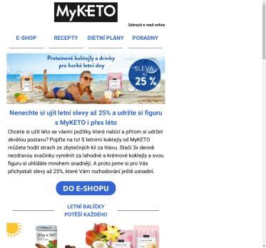 Letní slevy až -25% na letní koktejly🍹