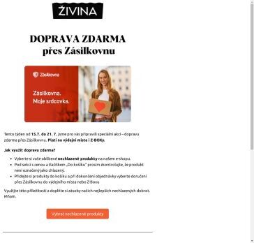 🚚 Tento týden doprava zdarma přes Zásilkovnu