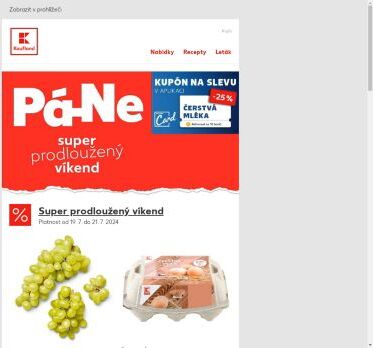 Máslo a vejce v akci - nabídka na víkend je tu!