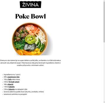 Léto volá po poke bowlu