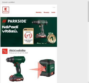 Parkside - Nářadí vítězů. - od 5. 8. do 11. 8. 2024