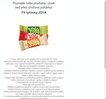 Nová řada fit tyčinek na trhu!