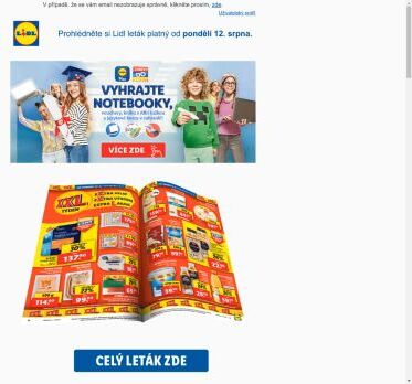 Váš Lidl leták na další týden plný XXL produktů!