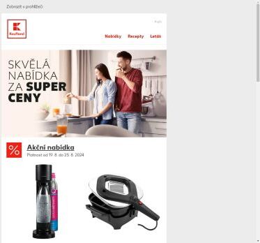 Skvělá nabídka za super ceny. - od 19. 8. do 25. 8. 2024