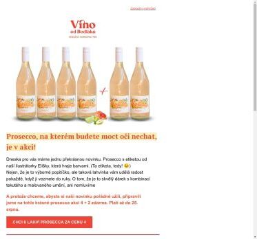 Do 25. 8. akce 4+2 na malované prosecco 🎨🥂
