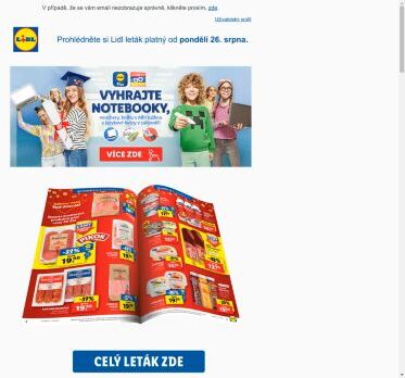Váš Lidl leták na další týden!